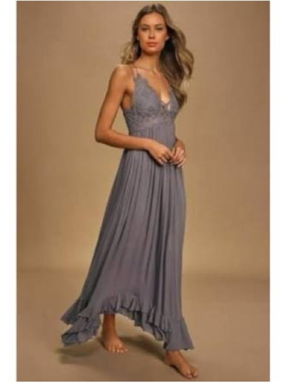 Free People Lace Maxi Dress